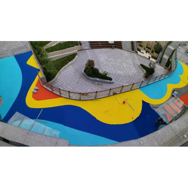 4mm EPDM подняли зерна цвета резиновые безопасные для Preschool резинового настила