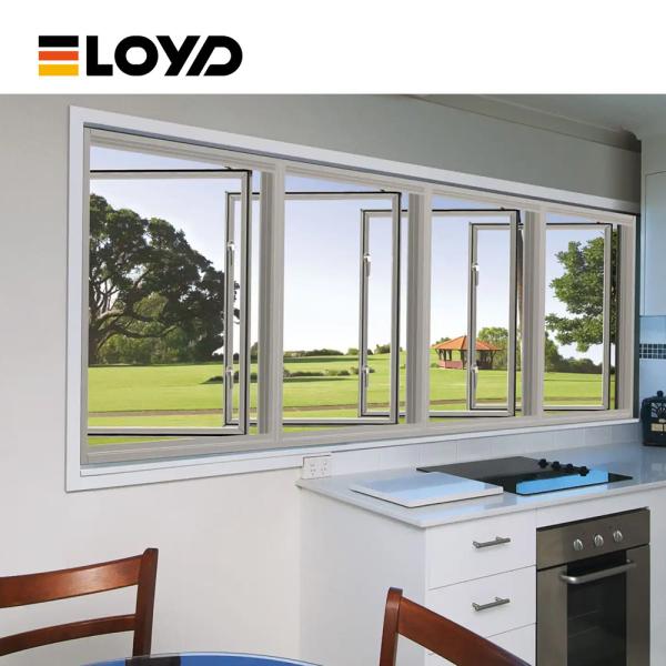 Ventana de aluminio de marco delgado para casas contemporáneas