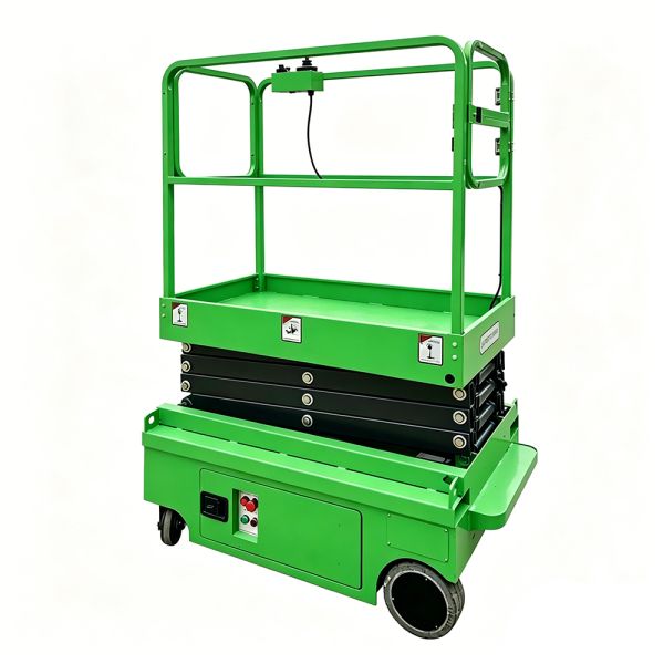 Construction Mini Personnel 19ft Electric Scissor Lift High Reach Movable