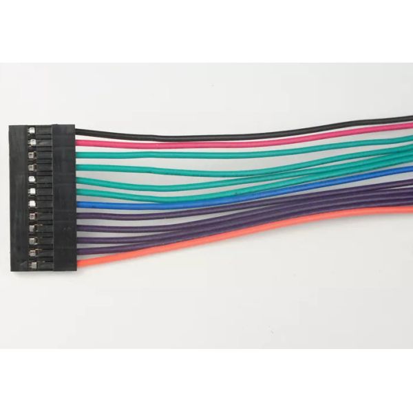 24 Pin Camera Cable Assemblies Male To Female Cctv Wire