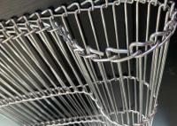 50cm Width 1mm Sus316 Flat Wire Conveyor Belt Pizza Production