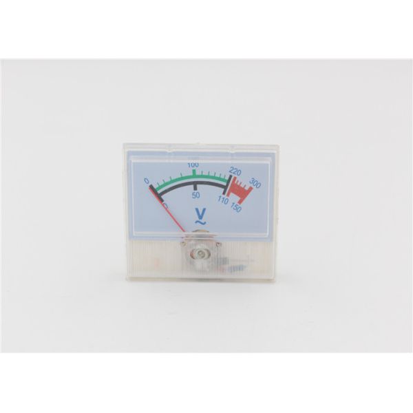 Red Pointer Analog Panel Meter Single Phase Analogue Panel Ammeter