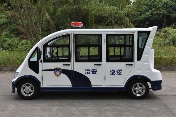 Enclosed Body Electric Patrol Car With 48V AC Motor CE Approved