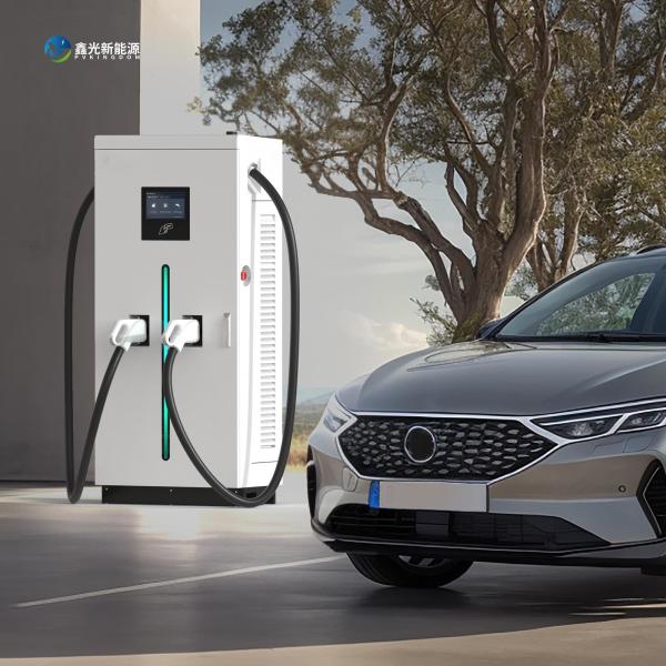 EV Car Charger CE/UL/GBT EV DC Charger 60kW - 240kW Touch Screen Doule Guns  Commerical Use Fast Charging