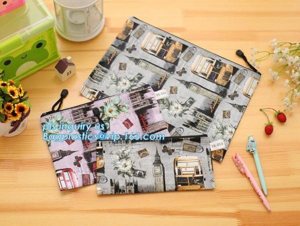 Organizer Zipper Bag Folder Office Stationery bag, zipper optional size stationery Envelope PP File Bag, document bag fi