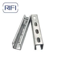 1 5 8 Unistrut Metal Strut Channel Hot Dip Galvanizado C Channel Função pesada
