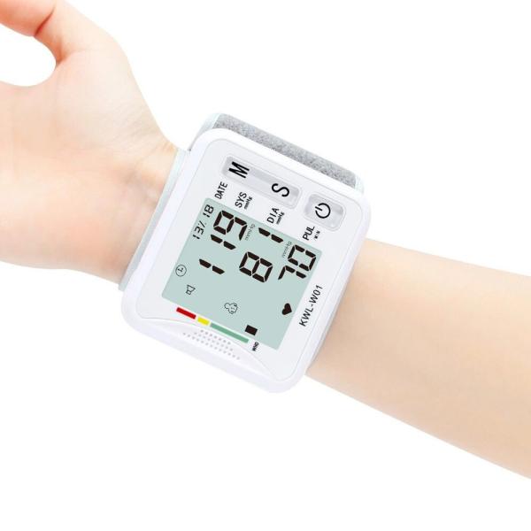 Popular Design portable BPM Machine Wrist style Electronic Sensor Digital LCD  Blood Pressure Monitor