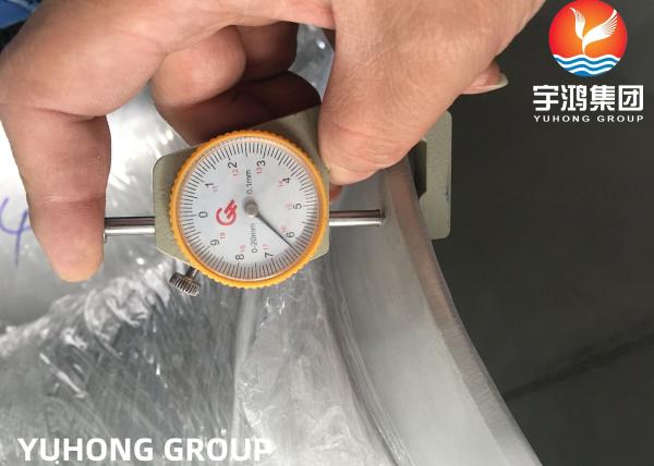 Do cotovelo de aço dos encaixes 90°/45° da solda de extremidade de ASME SA403 WP316L raio longo