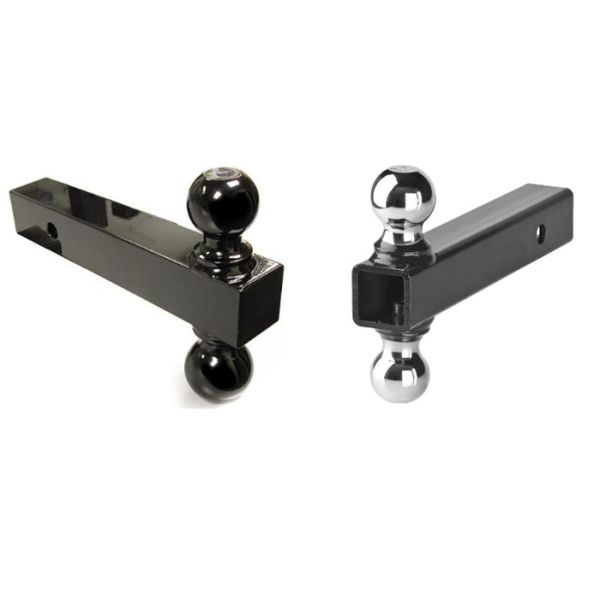 Double Trailer Hitch Ball , Tow Hitch Ball Mount With 5000 Lbs Capacity