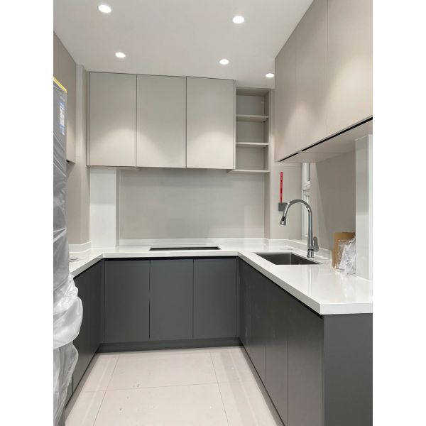 Modern Kitchen Cabinets with Quartz Granite Marble Countertops