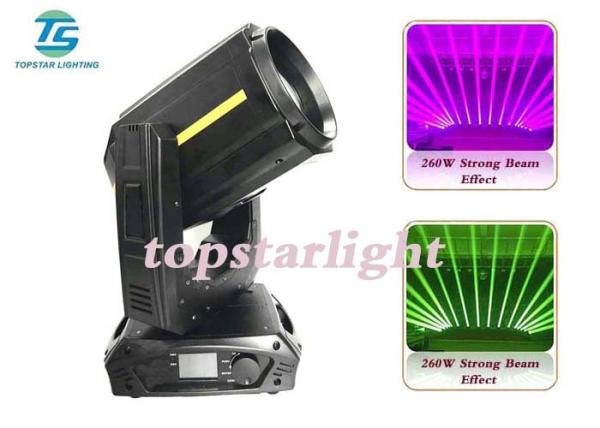 Super Brightness Strong Beam Black Case 260w 10r Sky Beam Light Double Prisms sharpy moving head light