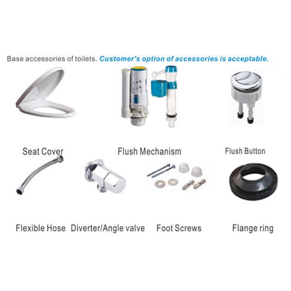 Washdown square wall hung toilet , Ceramic Wall Mounted toilet fix back to wall