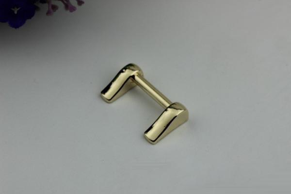 Fashion bag light gold color zinc alloy metal fitting 20 mm arch bridge for purse