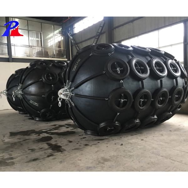 Part Fender Marine Rubber Airbag for Solid Pneumatic in Black Gray Mooring Buoy