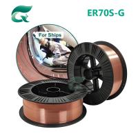 MIG fil à noyau protégé par gaz 0,6 mm-1,6 mm acier allié cuivre et acier au carbone AWS CO2 ER70S-G