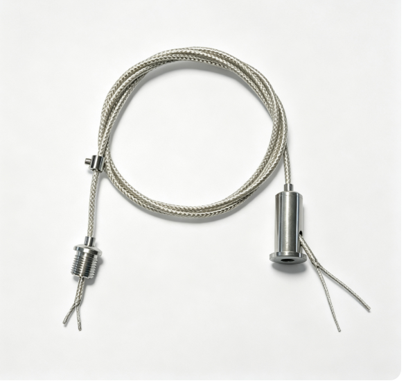 Two Core Light Suspension Hanging Kits Braided Conductive Stainless 316