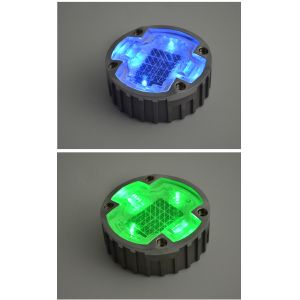 Aluminum Flashing Solar Powered Landscape Lights Reflective Road Stud