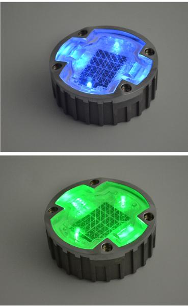 Le paysage actionné solaire de clignotant en aluminium allume le goujon réfléchi de route