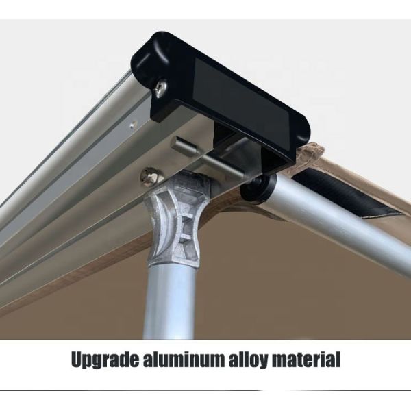 Outdoor Camping Vehicles Aluminum Alloy Pole Roof Tents Factory Hot Selling Sunshade and Waterproof Roof Curtains
