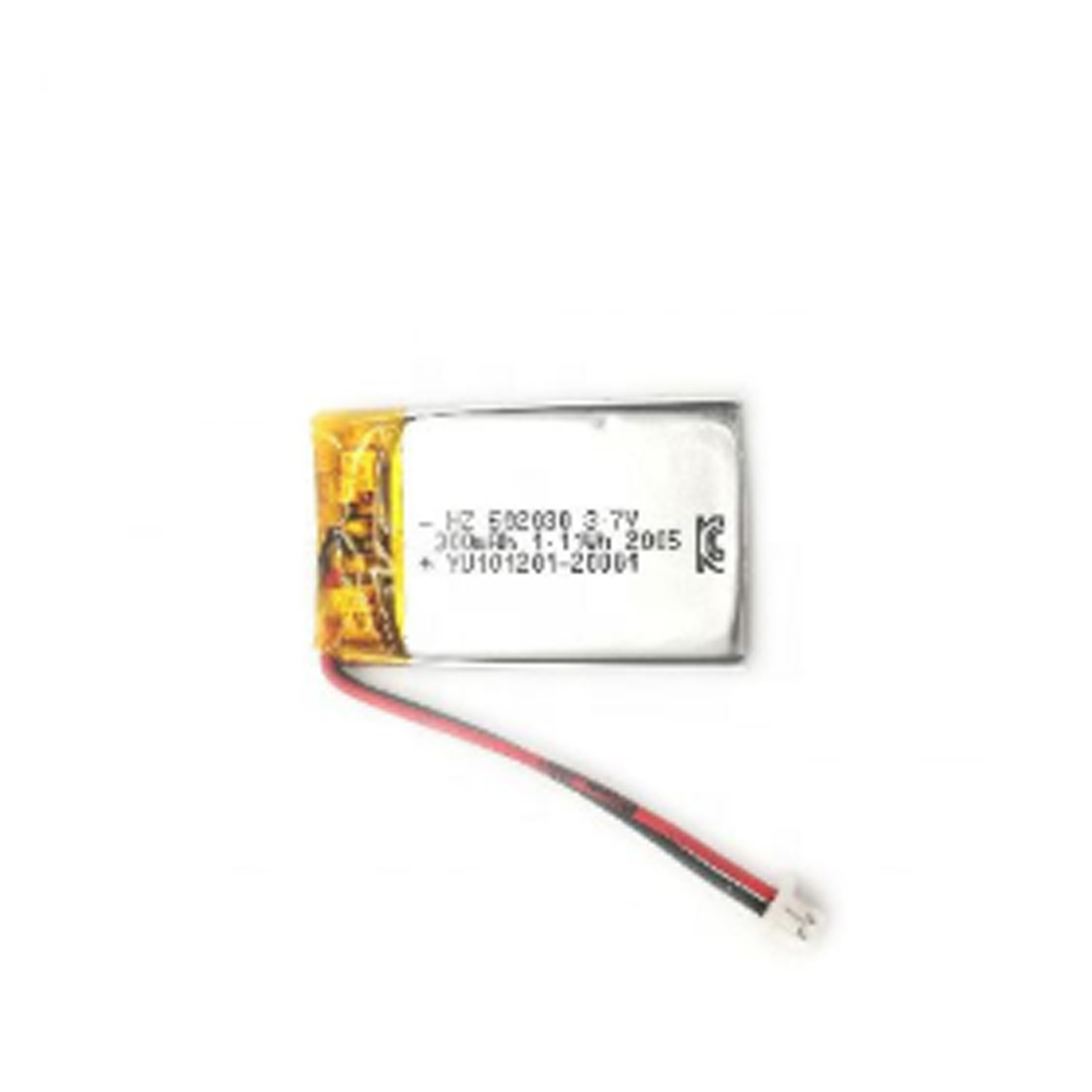 602030 300mAh 3.7V Li Polymer Battery for Small Wearable & Smart Devices