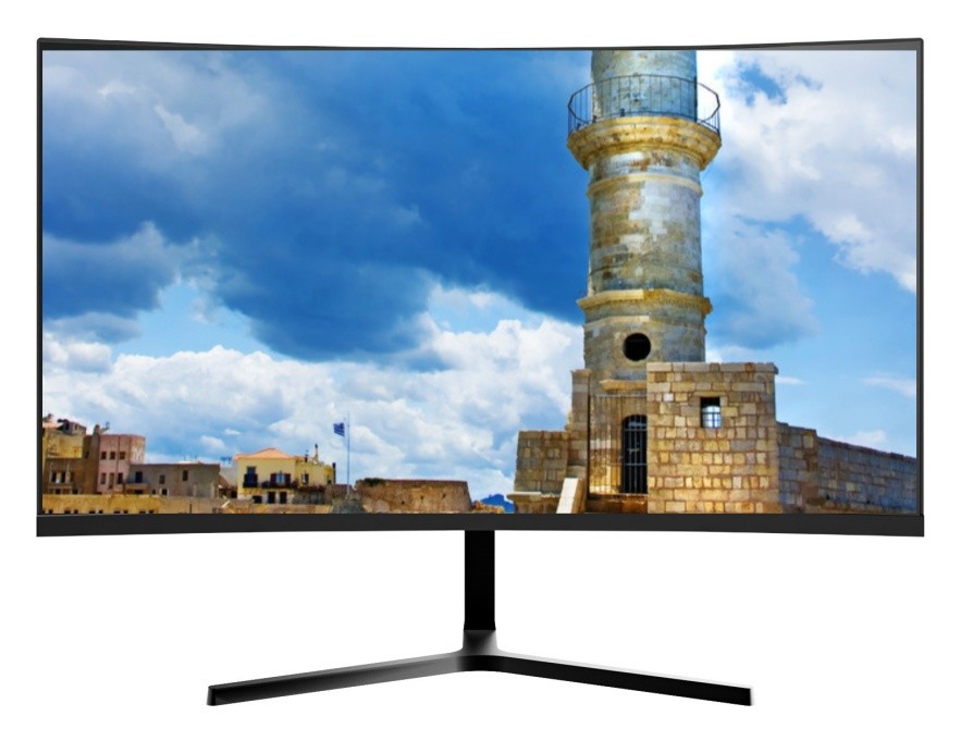 24-дюймовый специальный AMD FreeSync изогнутый монитор с контрастным соотношением 3000:1 без напряжения глаз