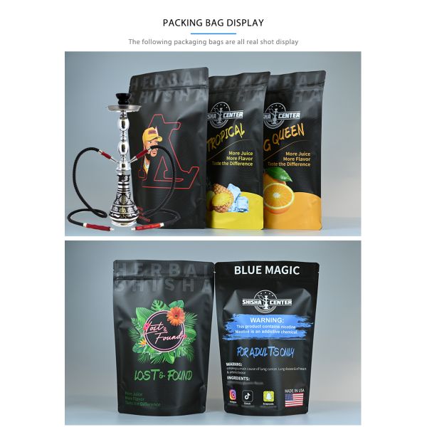 Metalized Food Packaging Plastic Bag Stand Up Gummy Candy Packaging