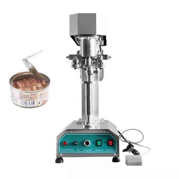 Latas de cerveja automáticas de alumínio de Tin Can Sealer Machine Semi que fecham a máquina de selagem