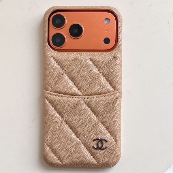 Lychee Pattern Card Slot iPhone 17 Pro Max Case Half-Wrapped Hard Shell Anti-Drop Autumn Winter Model 16 Pro