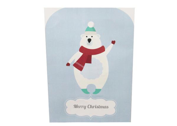 A6 4C Offset Printing Song Greeting Cards Recording / Audio With 3 AG Battery