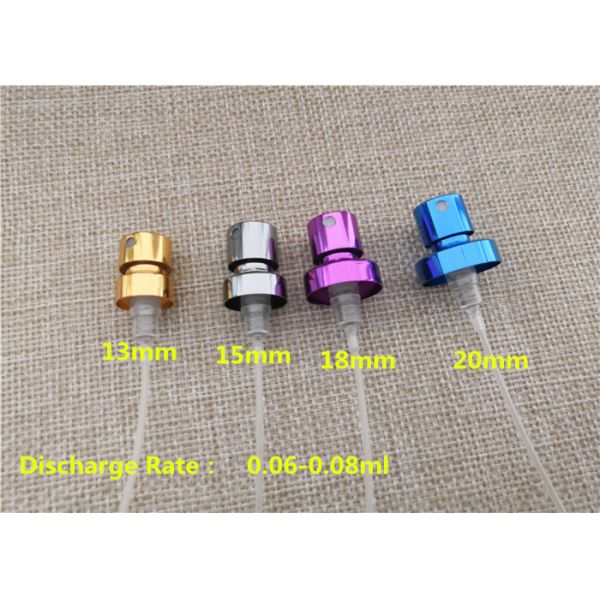 Purple Color PP Perfume Pump Sprayer Aluminium Material Eco Friendly