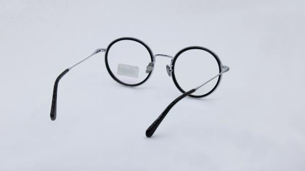 New designer idea double full rim eyeglasses titanium two tone colors fashion retro round glasses for Women Men reading