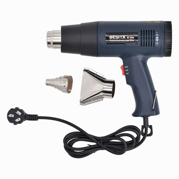 Industrial Stepless Speed Regulating Air Heat Gun Car Electric Hot Air Gun OEM
