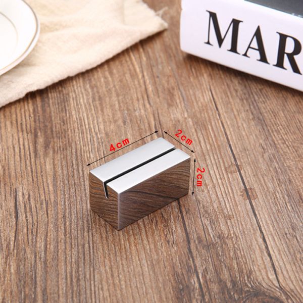 Кубический держатель столовых карт из нержавеющей стали