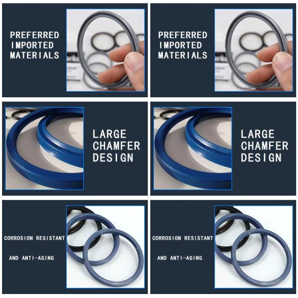 Polyurethane Breaker Seal Kit For Soosan SB40 Hydraulic Hammer Cylinder Oil Sealing