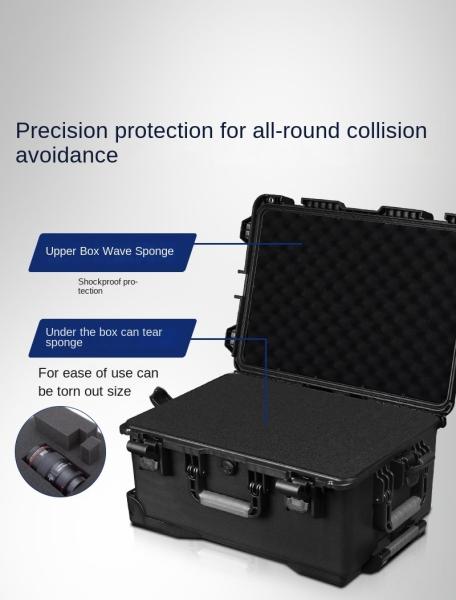 Customizable Hard Plastic Flight Case Dirt Resistant Explosion Proof