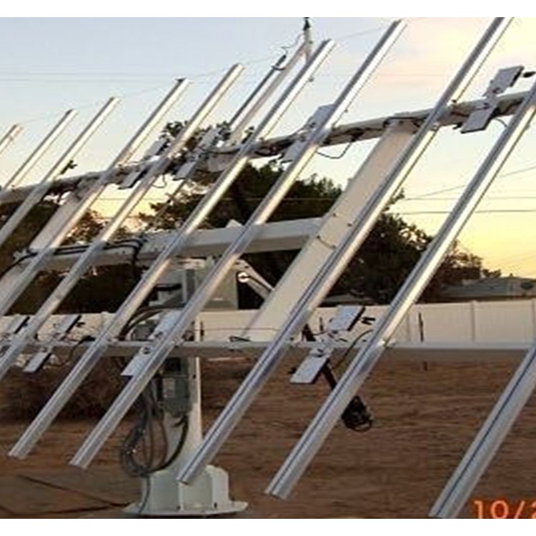 Two Axis GPS Solar Tracking System 2Kw Slewing Drive Linear Actuator