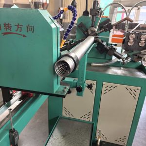 Stainless Steel Metal Bellow Forming Machine Incorporating PLC Control System and Forming Speed 21metersminute Designed for Production