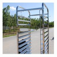 Restaurant 15 Tiers Stainless Steel Tray Trolley For Drying Oven