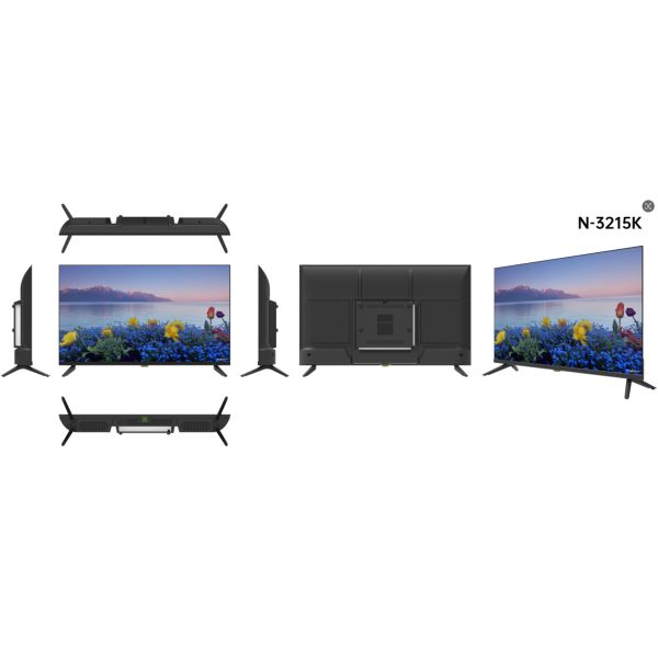 Normal LED Screen Frameless TV 32 Inch Ultrathin Thickness For Guesthouses