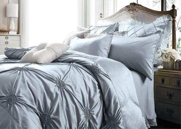 European Style Comfy Bedding Sets , Machine Quilting Queen Size Bedding Sets
