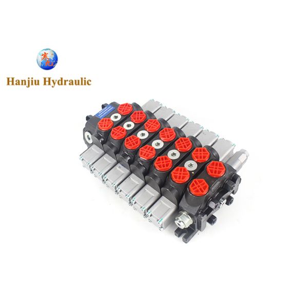 DCV Directional Control Valve Hydraulic 15.8GPM High pressure valve with handle at 180°