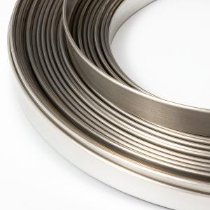 Plastic Silver Trim Cap Package 10 Rolls Per Carton Letter Edge Of Channel