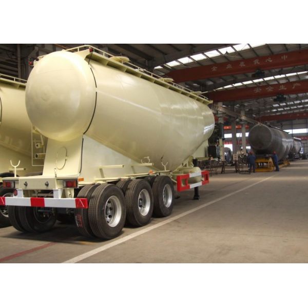 Árbol de SINOTRUK 3 48500 litros del cemento del tanque semi de camión de remolque a granel capacidad de cargamento de 50 - 80 toneladas