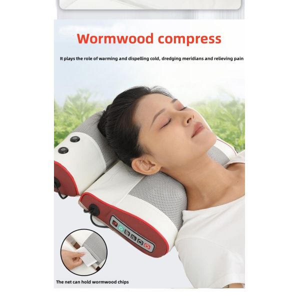 Massage Equipment 2 In 1 Multifunctional Heating Kneading Cervical Spine Car Electric Shiatsu Neck Back Massage Pillow