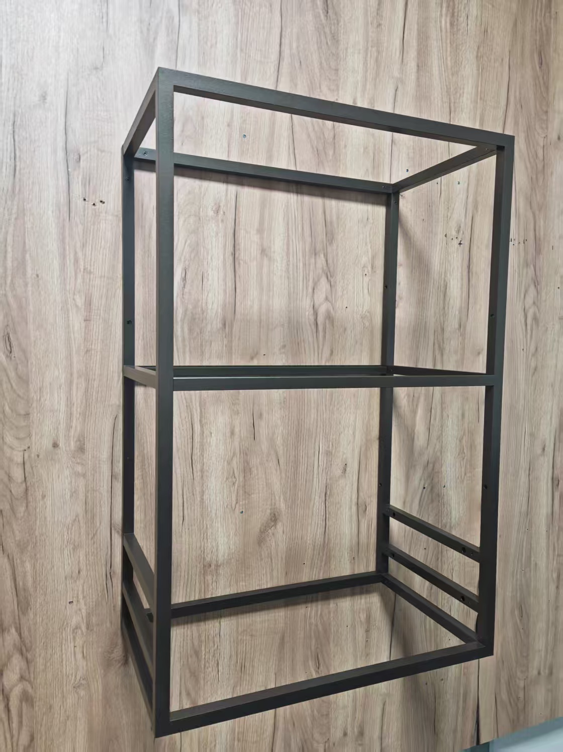 New Design Aluminum Wall Shelf Cabinet Organization Kitchen Dishes Cups Holders with Drain Tray Kitchen Islands & Carts