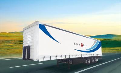 Versatile CIMC Tarped Semi-Trailer Frames Durable Customizable For Cargo Protection