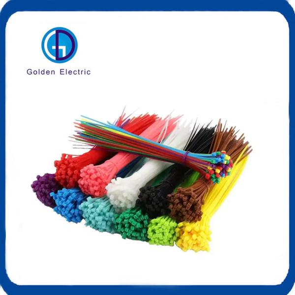 3.6mm Multi Color Nylon Cable Tie Erosion Resistant For Quick Cable Management