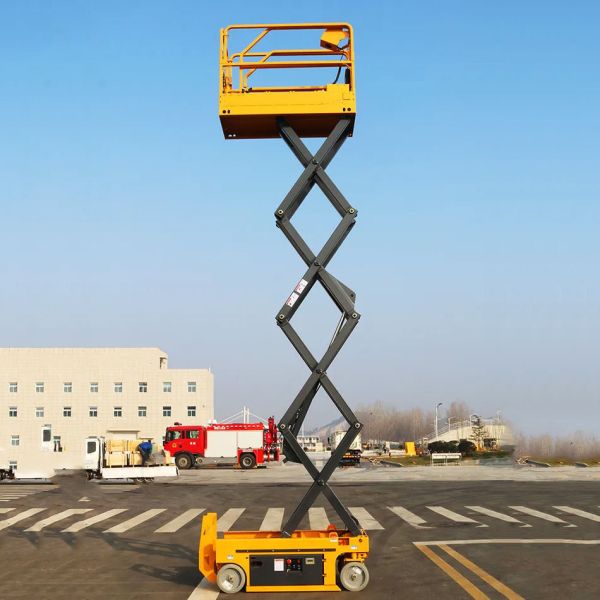 Portable Scissor Lift 1550 kg Heavy Duty Mobile Electric Work Platform Lifting Tools