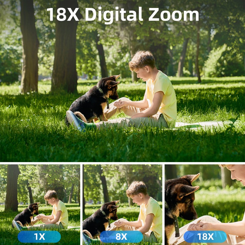 4K Vlog Photo Digital Camera Camcorder 56MP 3'' IPS Screen WiFi Digital Camera Recorder  for YouTube Vlogging