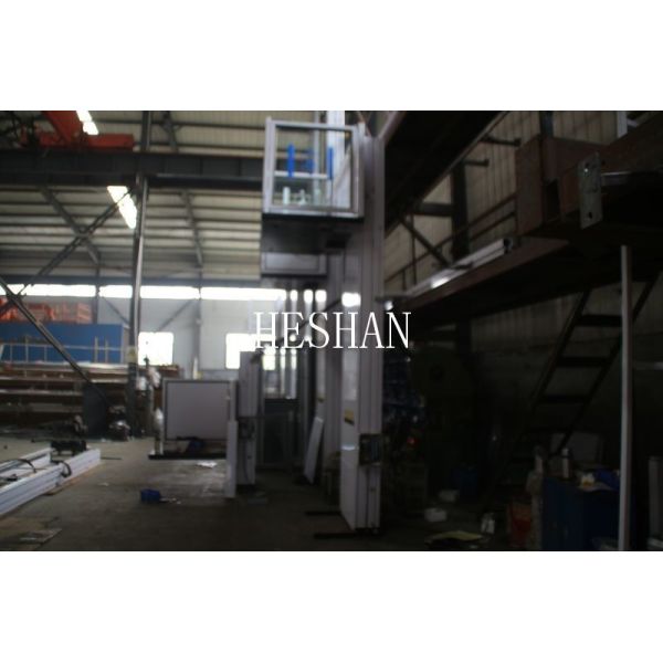 Mini Disabled Outdoor Vertical Wheelchair Lift Platform 250kg For Homes